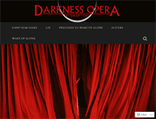 Tablet Screenshot of darknessopera.com